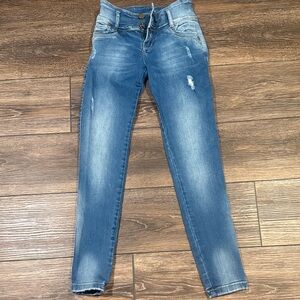 Women's High Waisted Butt Lifting Jeans Colombian style